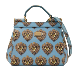 Mini Miss Sicily Sacred Hearts, Leather, Blue, MII, S, 2*